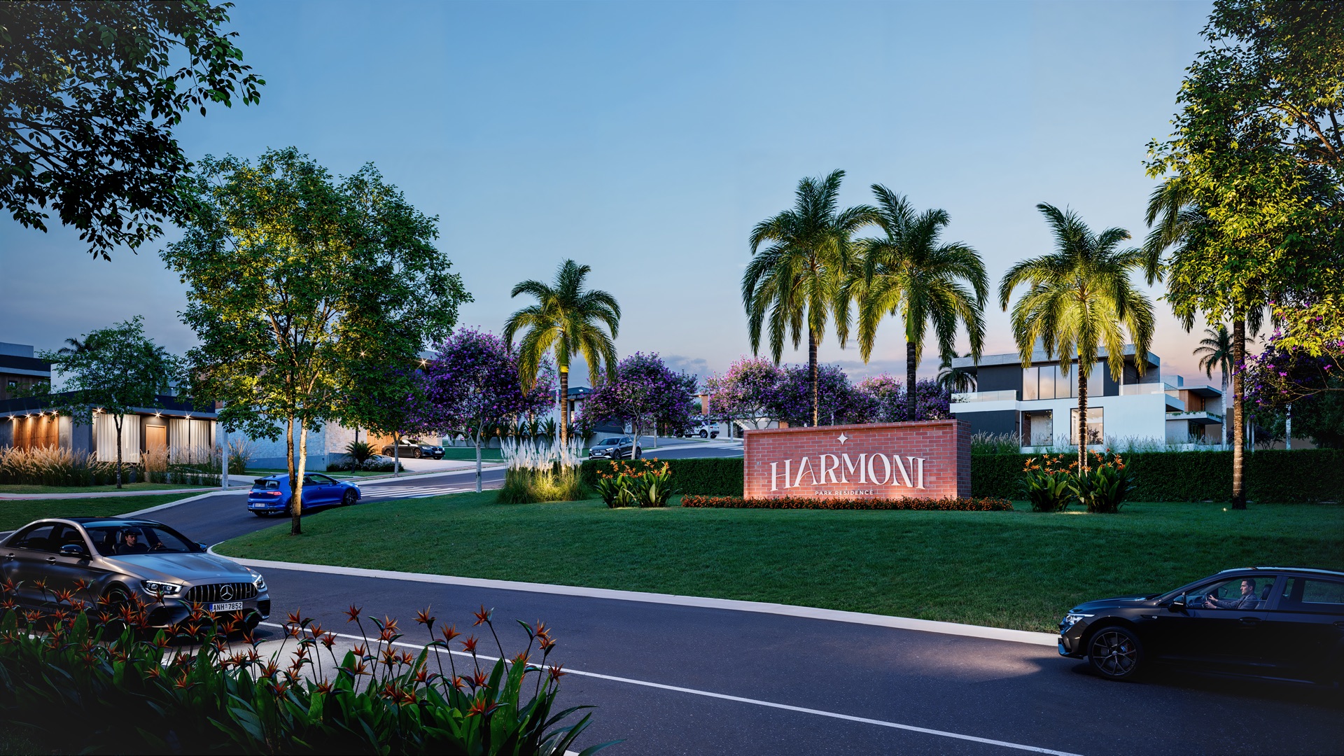Entrada do Harmoni Park Residence